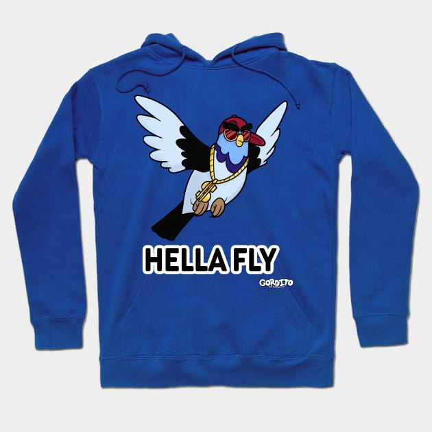 Hella Fly Hoodie by Gorditothebodegacat